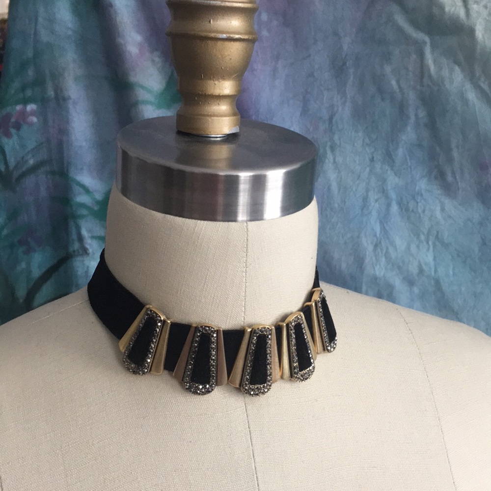 Chicos velvet statement choker